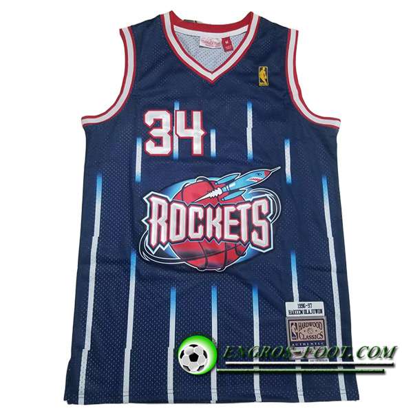 Maillot Houston Rockets (OLAJUWON #34) 2023/24 Bleu