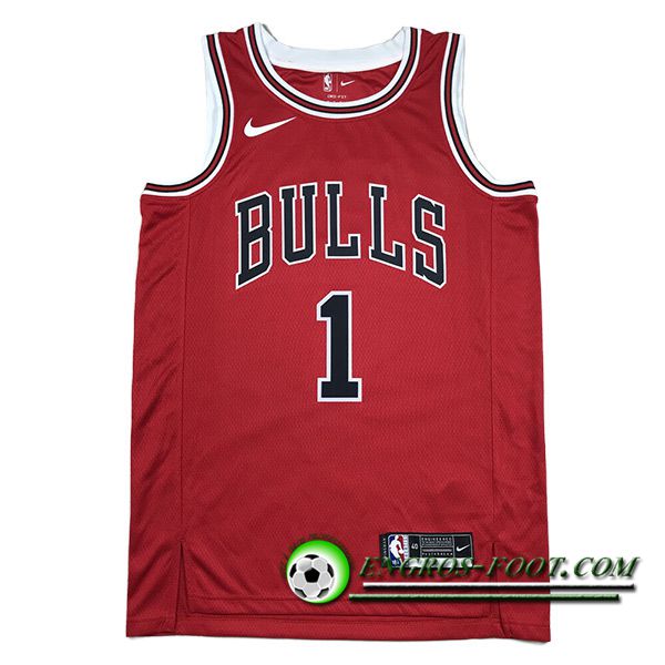 Maillot Chicago Bulls (ROSE #1) 2023/24 Rouge