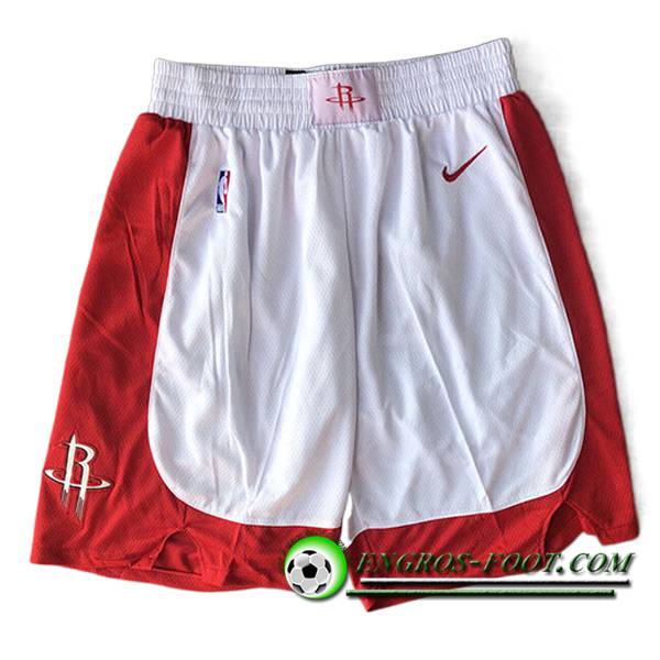 Shorts NBA Houston Rockets 2023/24 Rouge/Blanc