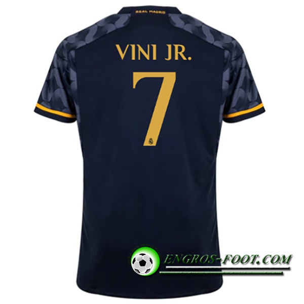 Maillot de Foot Real Madrid (VINI JR. #7) 2023/2024 Exterieur