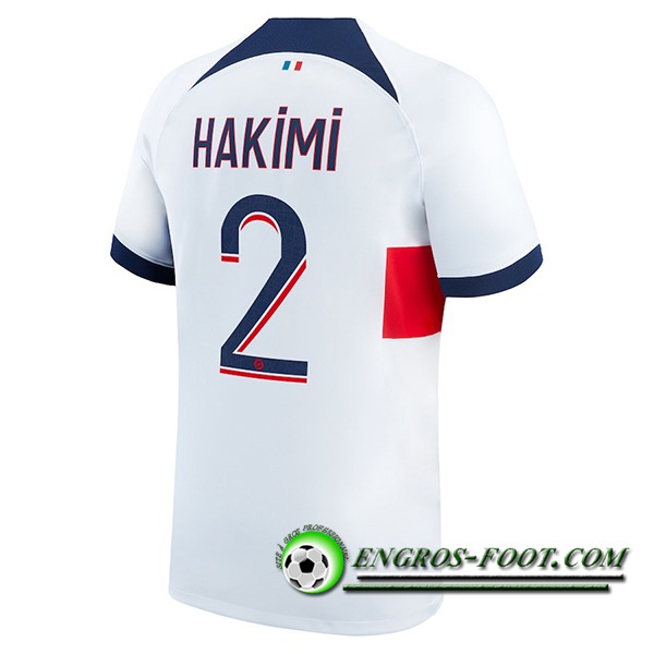 Maillot de Foot PSG (HAKIMI #2) 2023/2024 Exterieur