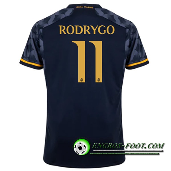 Maillot de Foot Real Madrid (RODRYGO #11) 2023/2024 Exterieur