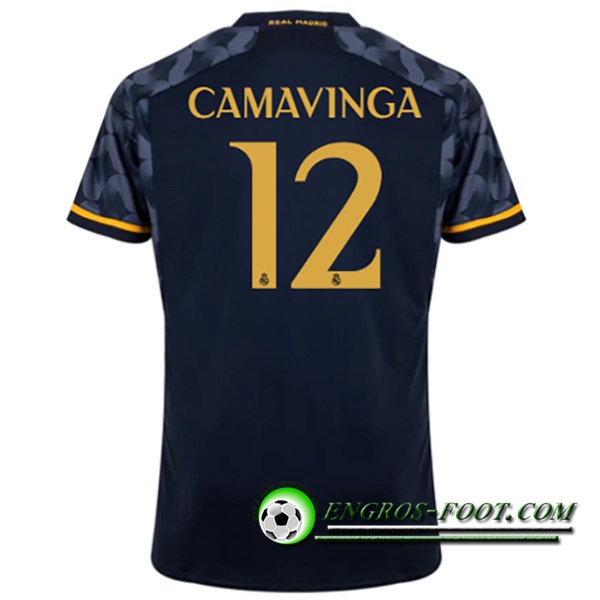 Maillot de Foot Real Madrid (CAMAVINGA #12) 2023/2024 Exterieur