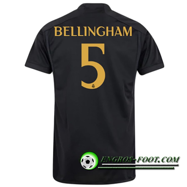 Maillot de Foot Real Madrid (BELLINGHAM #5) 2023/2024 Third