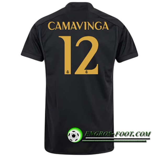 Maillot de Foot Real Madrid (CAMAVINGA #12) 2023/2024 Third