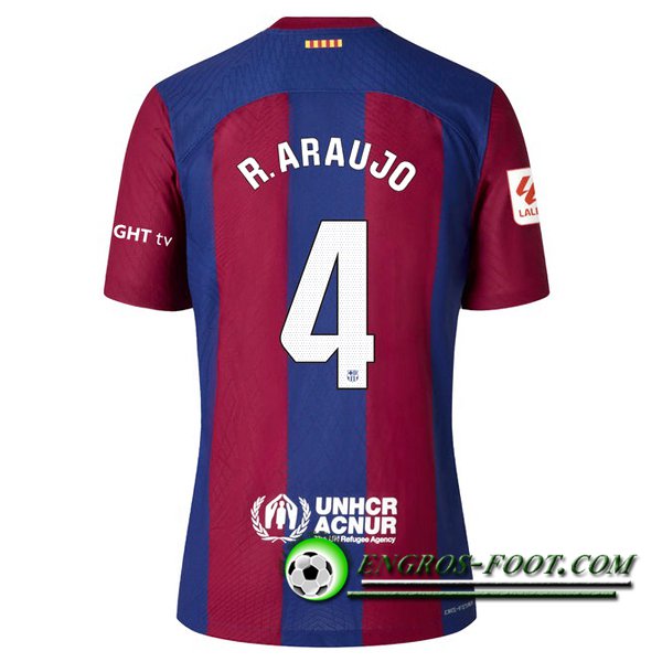 Maillot de Foot Barcelona (R. ARAUJO #4) 2023/2024 Domicile