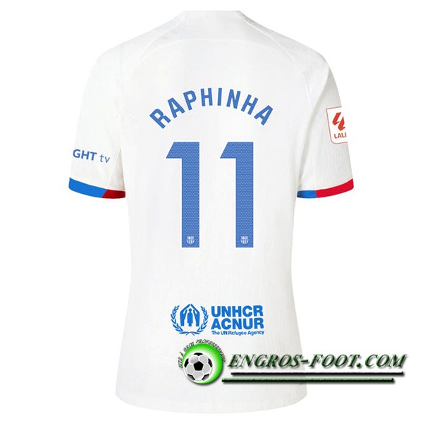 Maillot de Foot Barcelona (RAPHINHA #11) 2023/2024 Exterieur