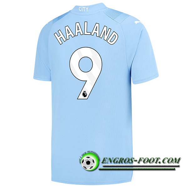 Maillot de Foot Manchester City (HAALAND #9) 2023/2024 Domicile