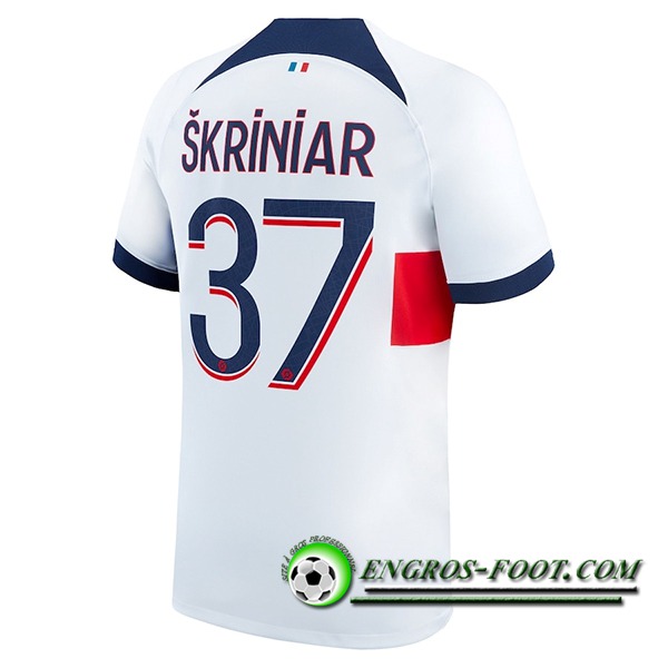 Maillot de Foot PSG (SKRINIAR #37) 2023/2024 Exterieur