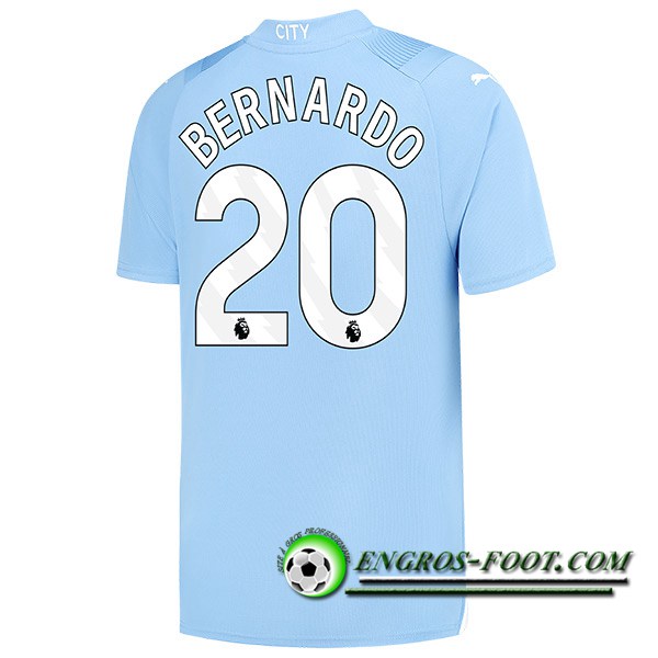 Maillot de Foot Manchester City (BERNARDO #20) 2023/2024 Domicile