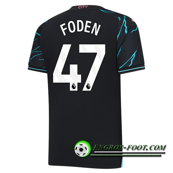 Maillot de Foot Manchester City (FODEN #47) 2023/2024 Third