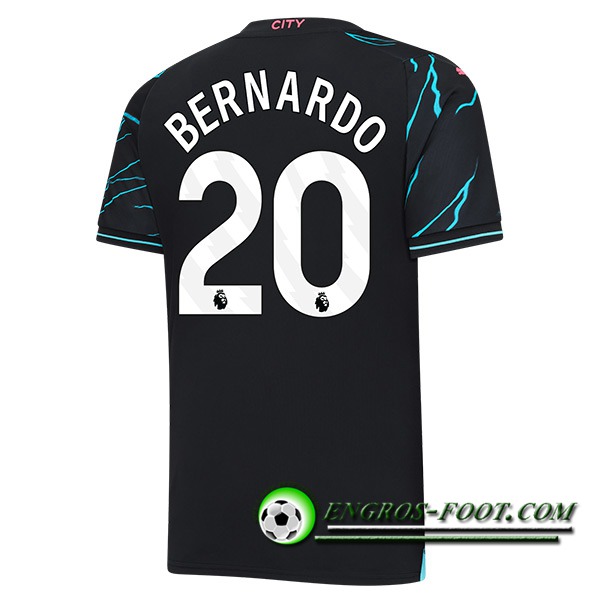 Maillot de Foot Manchester City (BERNARDO #20) 2023/2024 Third