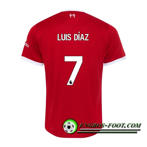 Maillot de Foot Liverpool (LUIS DÍAZ #7) 2023/2024 Domicile