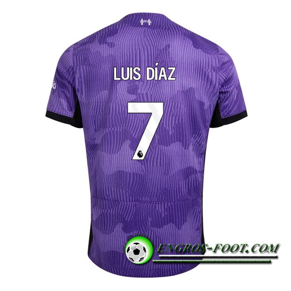 Maillot de Foot Liverpool (LUIS DÍAZ #7) 2023/2024 Third