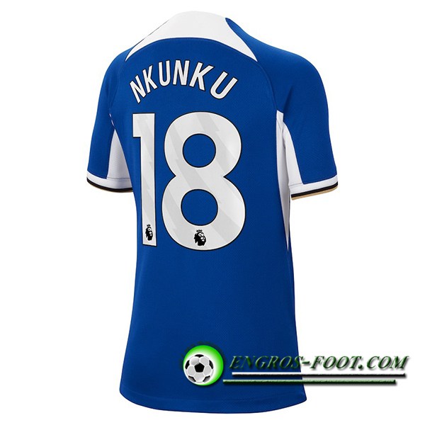 Maillot de Foot Chelsea (NKUNKU #18) 2023/2024 Domicile