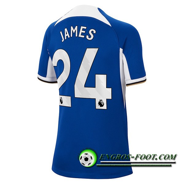 Maillot de Foot Chelsea (JAMES #24) 2023/2024 Domicile