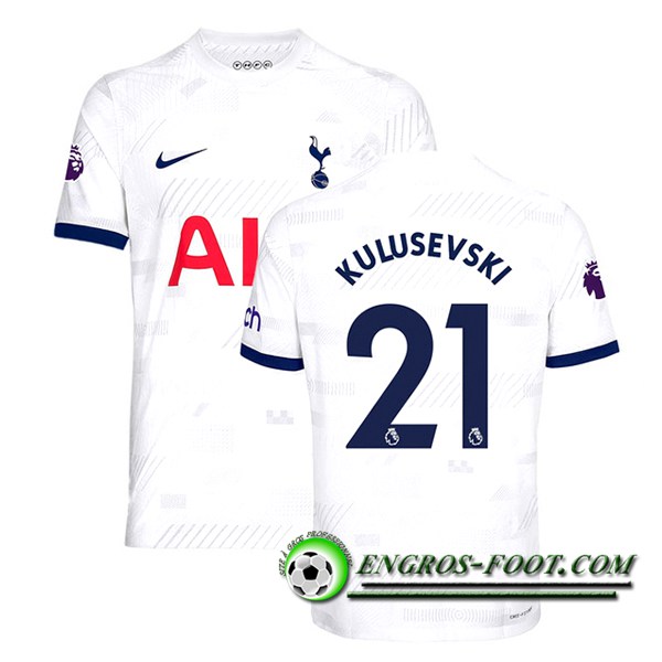 Maillot de Foot Tottenham Hotspur (KULUSEVSKI #21) 2023/2024 Domicile