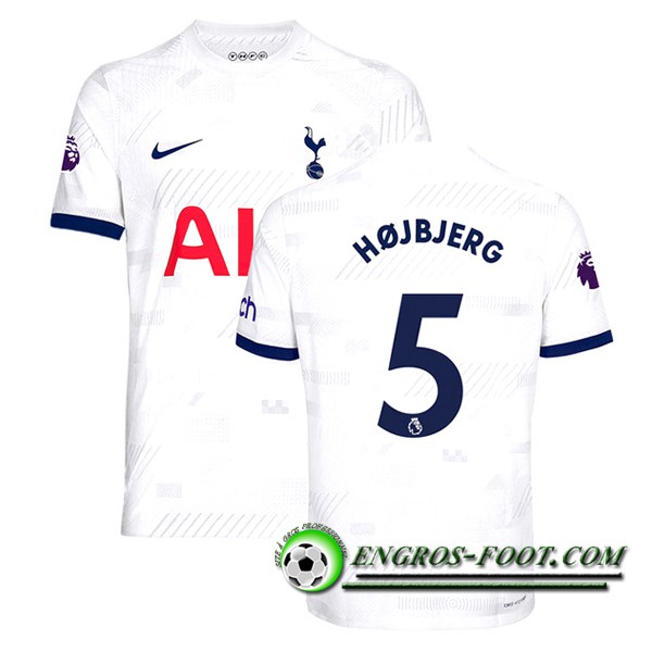 Maillot de Foot Tottenham Hotspur (HÖJBJERG #5) 2023/2024 Domicile