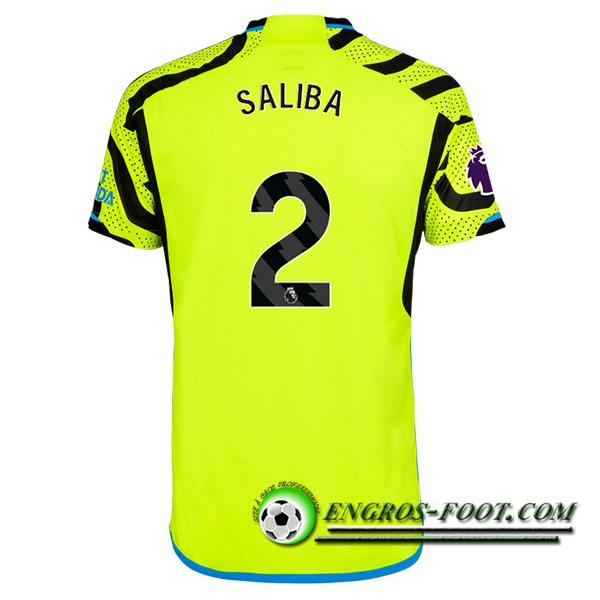 Maillot de Foot Arsenal (SALIBA #2) 2023/2024 Exterieur