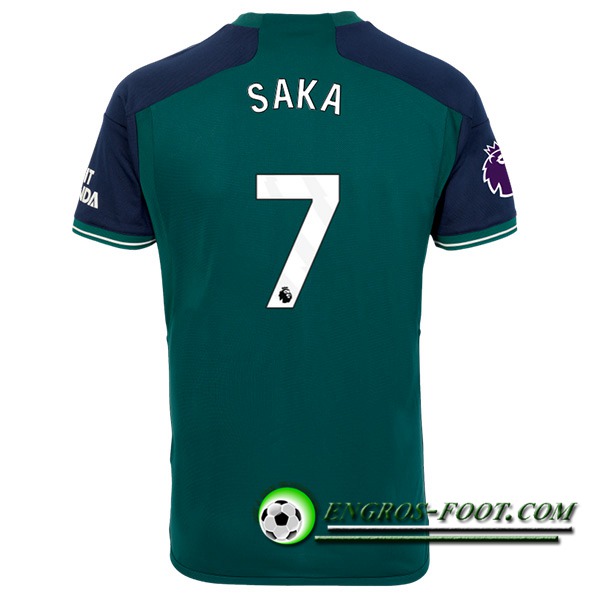 Maillot de Foot Arsenal (SAKA #7) 2023/2024 Third