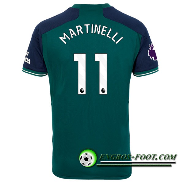 Maillot de Foot Arsenal (MARTINELLI #11) 2023/2024 Third