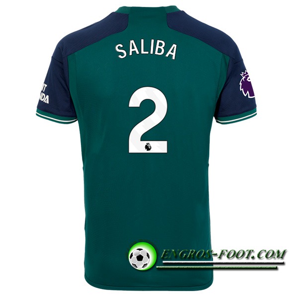 Maillot de Foot Arsenal (SALIBA #2) 2023/2024 Third