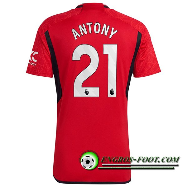 Maillot de Foot Manchester United (ANTONY #21) 2023/2024 Domicile