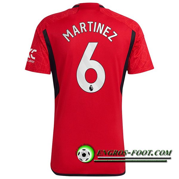 Maillot de Foot Manchester United (MARTINEZ #6) 2023/2024 Domicile