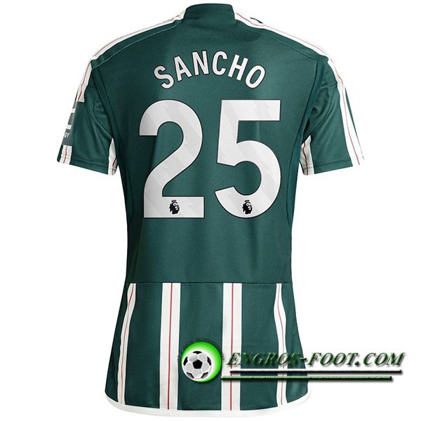 Maillot de Foot Manchester United (SANCHO #25) 2023/2024 Exterieur