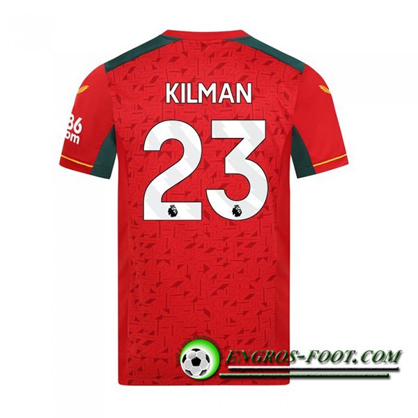 Maillot de Foot Wolves (KILMAN #23) 2023/2024 Exterieur