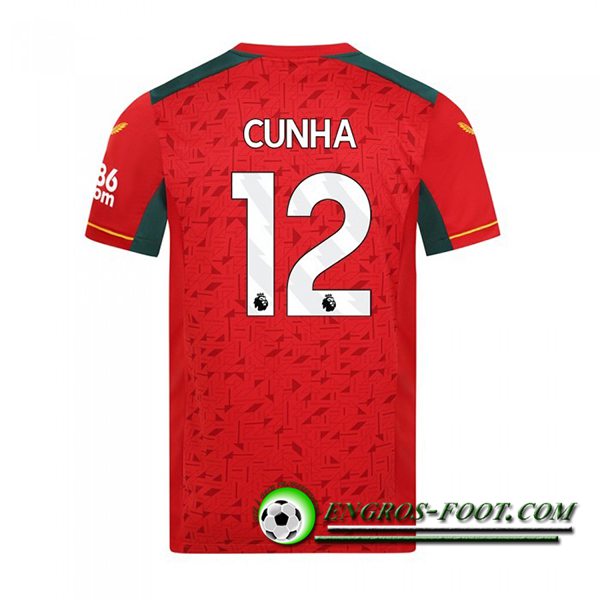 Maillot de Foot Wolves (CUNHA #12) 2023/2024 Exterieur