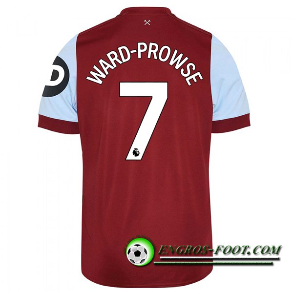 Maillot de Foot West Ham (WARD-PROWSE #7) 2023/2024 Domicile