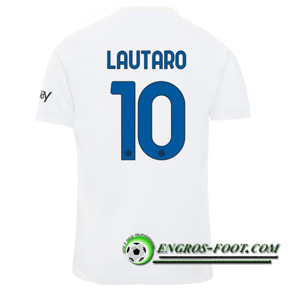 Maillot de Foot Inter Milan (LAUTARO #10) 2023/2024 Exterieur