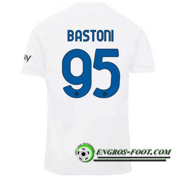 Maillot de Foot Inter Milan (BASTONI #95) 2023/2024 Exterieur