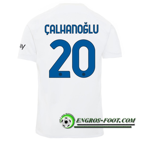 Maillot de Foot Inter Milan (CALHANOGLU #20) 2023/2024 Exterieur