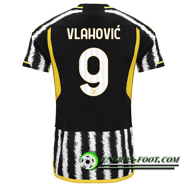 Maillot de Foot Juventus (VLAHOVIC #9) 2023/2024 Domicile