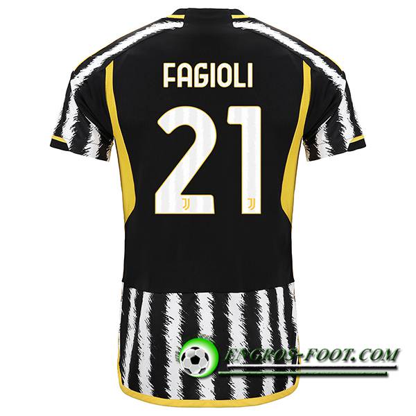 Maillot de Foot Juventus (FAGIOLI #21) 2023/2024 Domicile