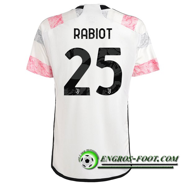 Maillot de Foot Juventus (RABIOT #25) 2023/2024 Exterieur