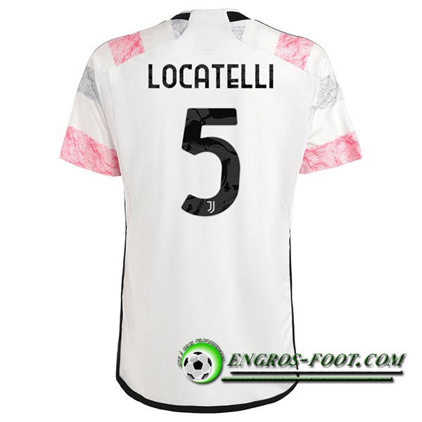 Maillot de Foot Juventus (LOCATELLI #5) 2023/2024 Exterieur