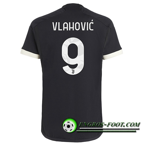 Maillot de Foot Juventus (VLAHOVIC #9) 2023/2024 Third