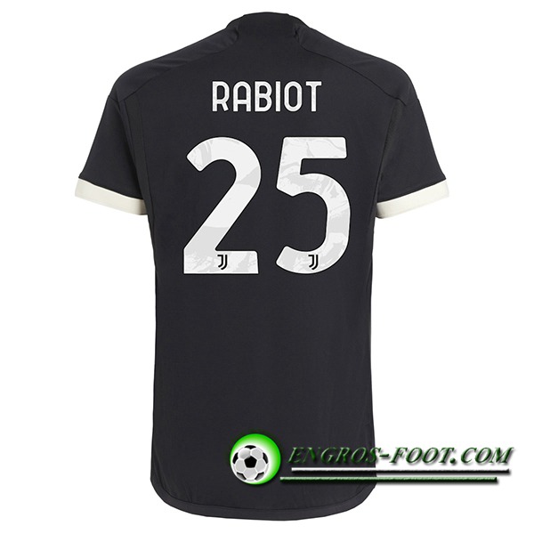 Maillot de Foot Juventus (RABIOT #25) 2023/2024 Third