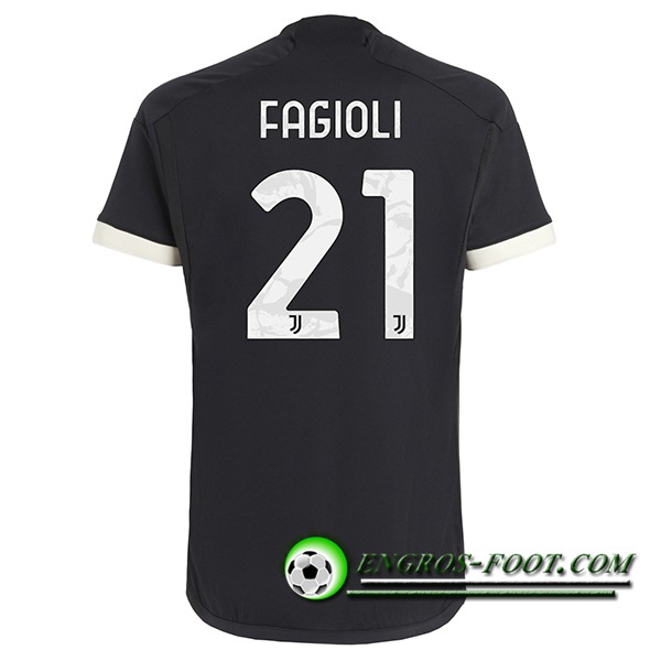 Maillot de Foot Juventus (FAGIOLI #21) 2023/2024 Third