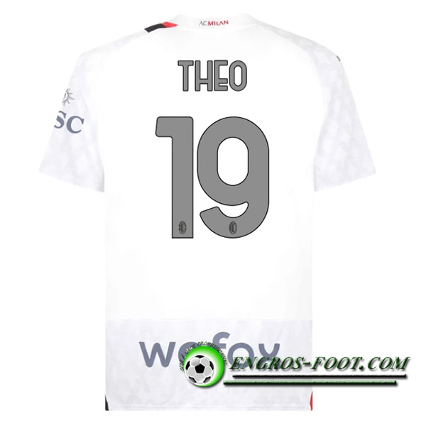 Maillot de Foot AC Milan (THEO #19) 2023/2024 Exterieur