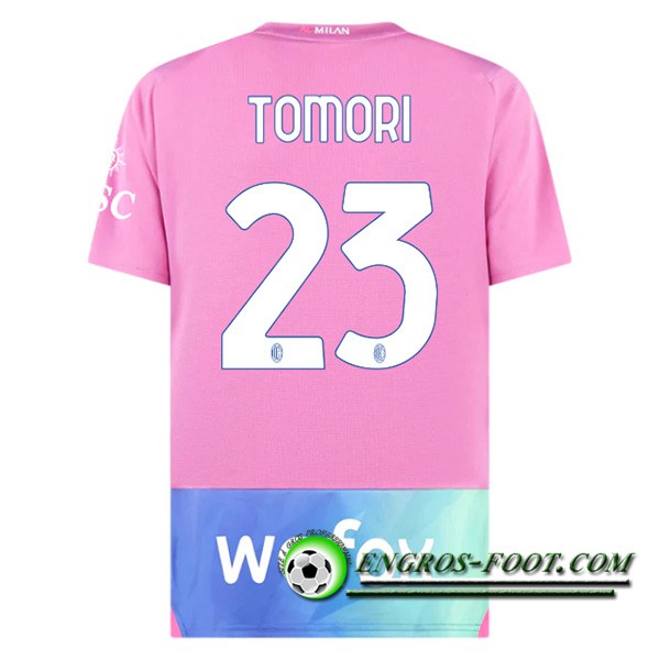 Maillot de Foot AC Milan (TOMORI #23) 2023/2024 Third