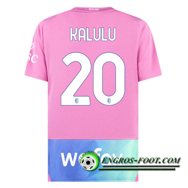 Maillot de Foot AC Milan (KALULU #20) 2023/2024 Third