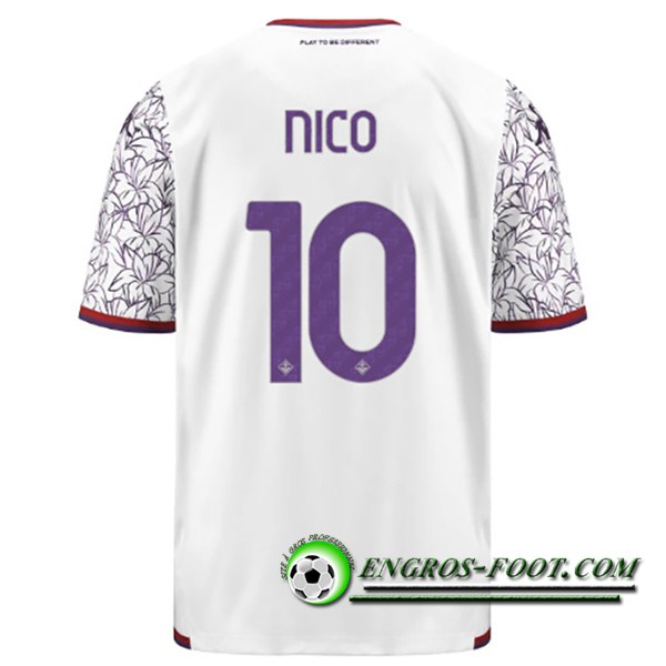 Maillot de Foot ACF Fiorentina (NICO #10) 2023/2024 Exterieur