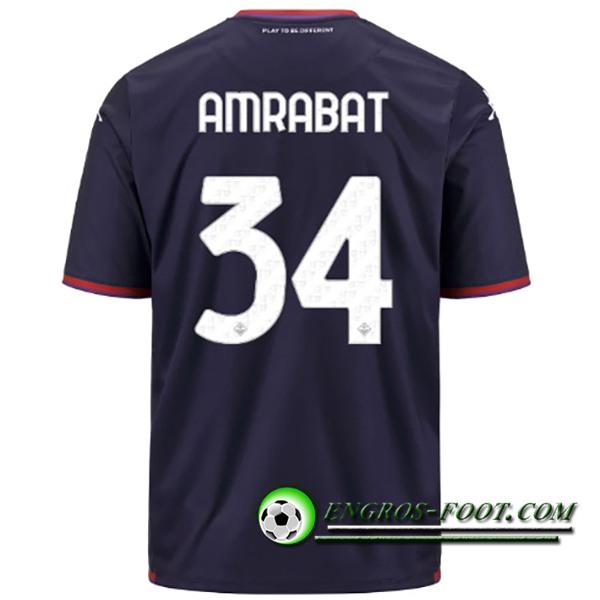 Maillot de Foot ACF Fiorentina (AMRABAT #34) 2023/2024 Third