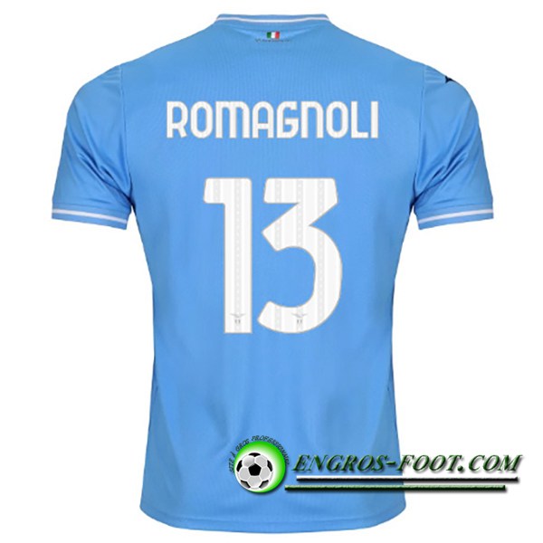 Maillot de Foot SS Lazio (ROMAGNOLI #13) 2023/2024 Domicile