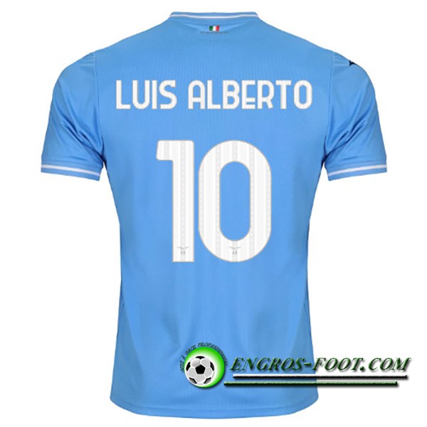 Maillot de Foot SS Lazio (LUIS ALBERTO #10) 2023/2024 Domicile