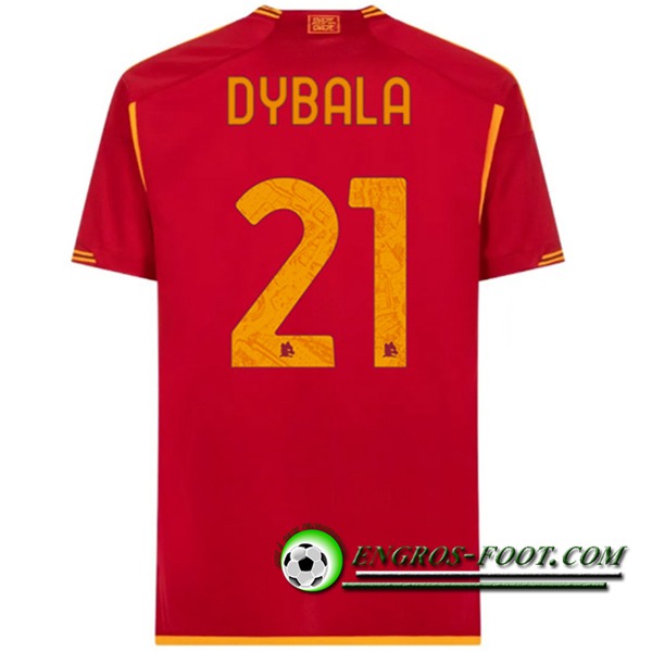 Maillot de Foot As Rome (DYBALA #21) 2023/2024 Domicile